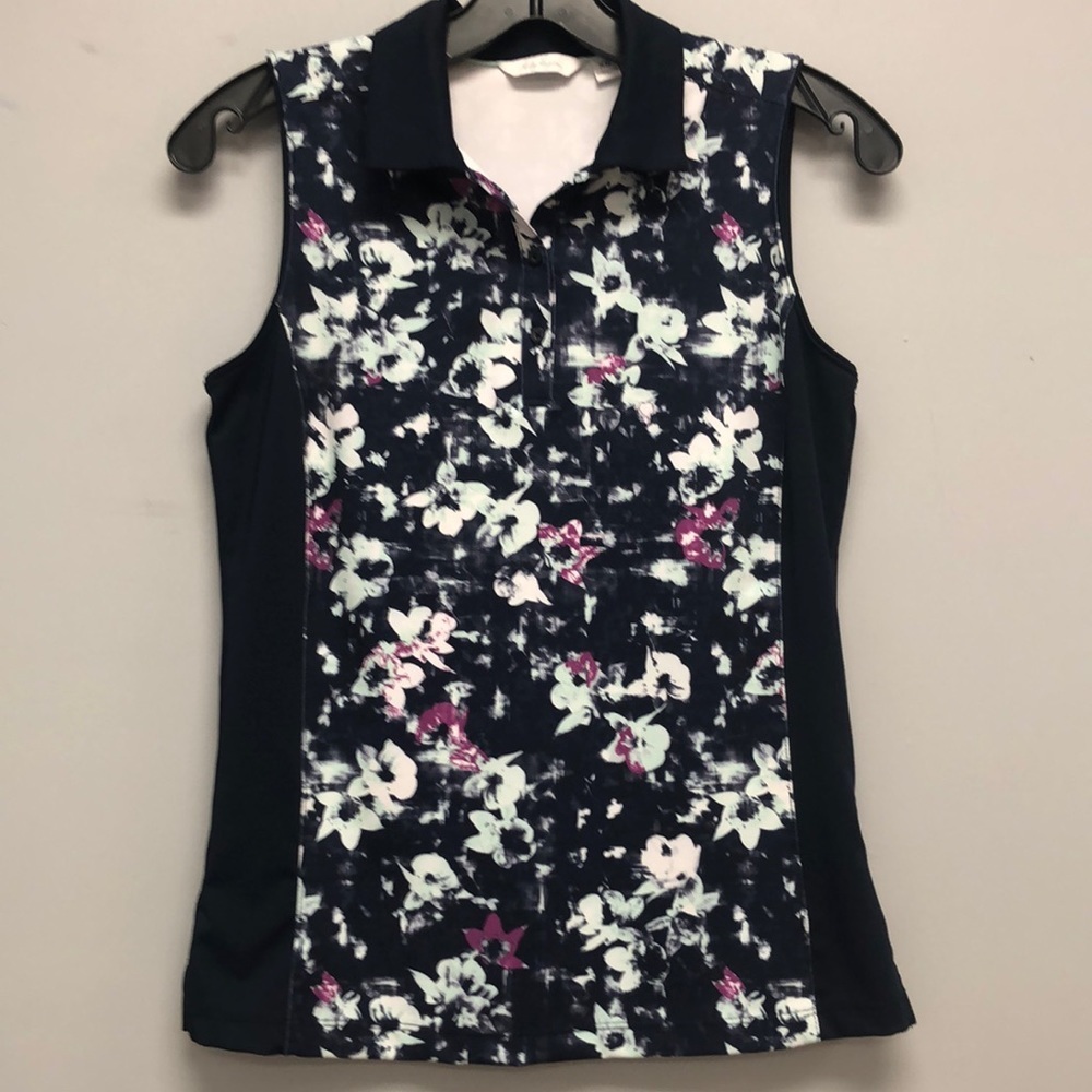 Lady Hagen sleeveless golf polo